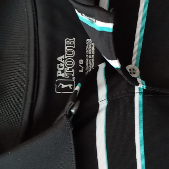 PGA TOUR Striped Polo - Picture 2 of 7